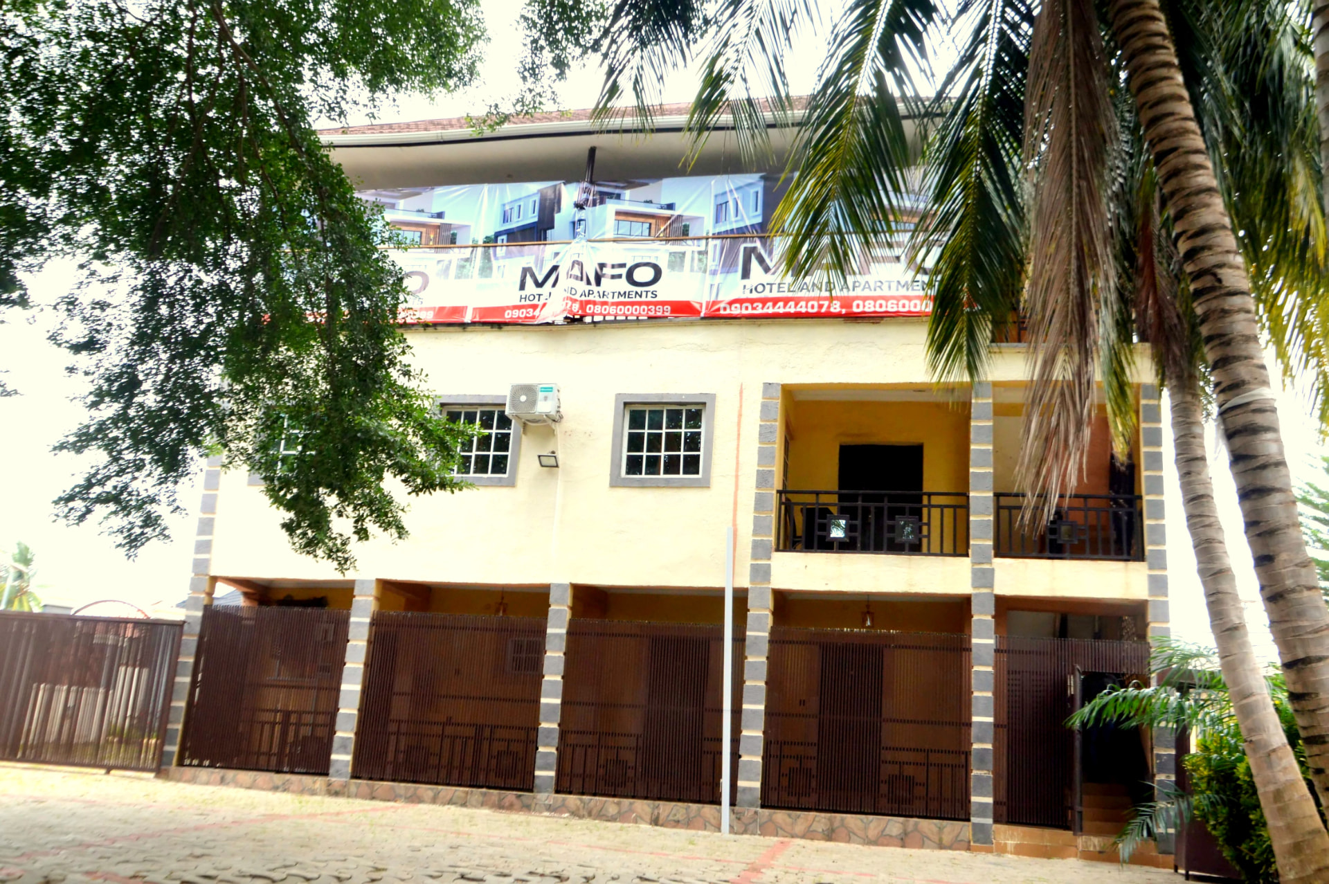 Mafo Hotel and Apartments — street frontage